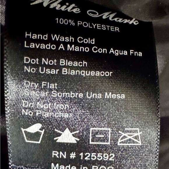 White Mark Metallic Blue Puffer 2x - Picture 6 of 8